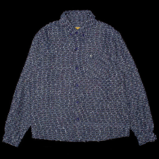 Carpet Company - C-Star Basket Weave Button Up
Color : Blue