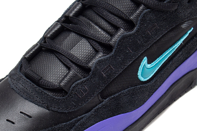 Nike SB | Air Max Ishod
Style # FB2393-003
Color : Black / Dusty Cactus / Persian Violet