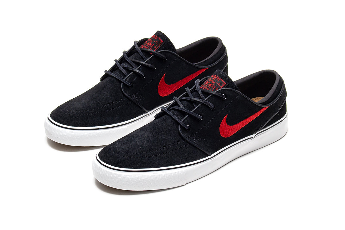 Nike SB | Zoom Janoski OG+
Style # FD6757-002
Color : Black / University Red / Summit White