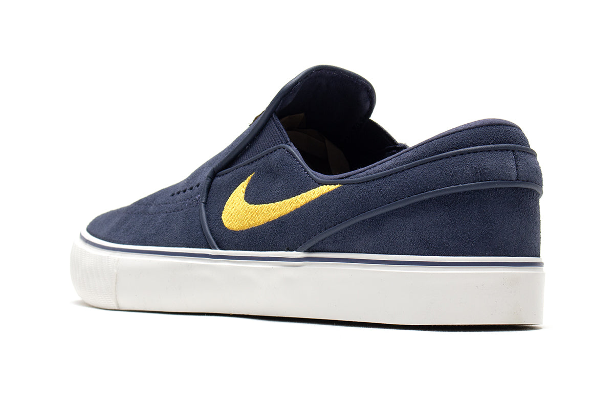 Nike SB | Janoski+ Slip
Style # FN5893-401
Color : Thunder Blue / Sundial