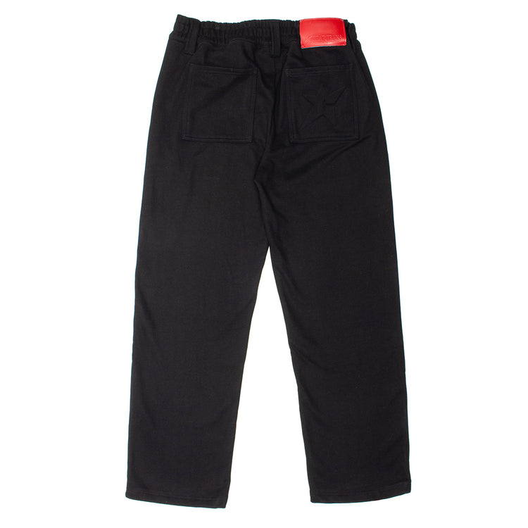 Carpet Company - C-Star Button Fly Sweatpants
Color : Black