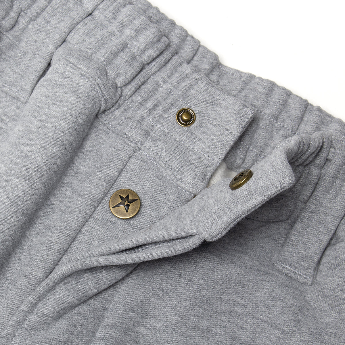 Carpet Company - C-Star Button Fly Sweatpants
Color : Grey