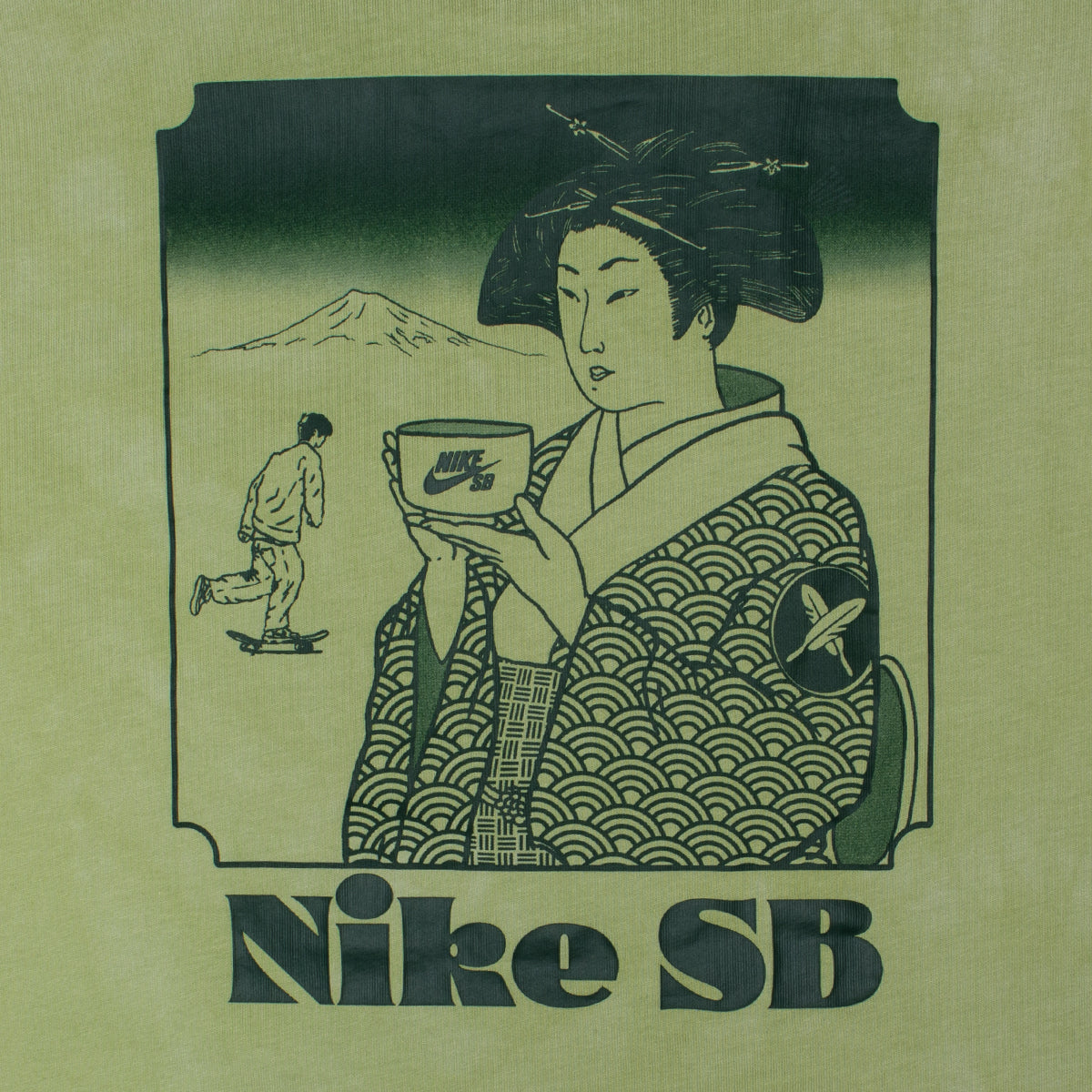 Nike SB | Yuto T-Shirt
Style # HJ0808-311
Color : Olive Aura