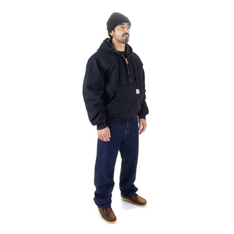 Carhartt WIP | OG Active Jacket - Canvas
Style # I027360-89
Color : Black aged canvas