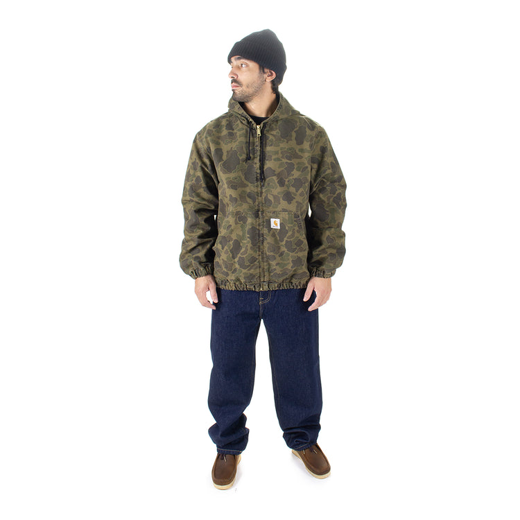 Carhartt WIP | Duck Active Jacket - Canvas
Style # I033897-2MQ
Color : Camo Duck / Green