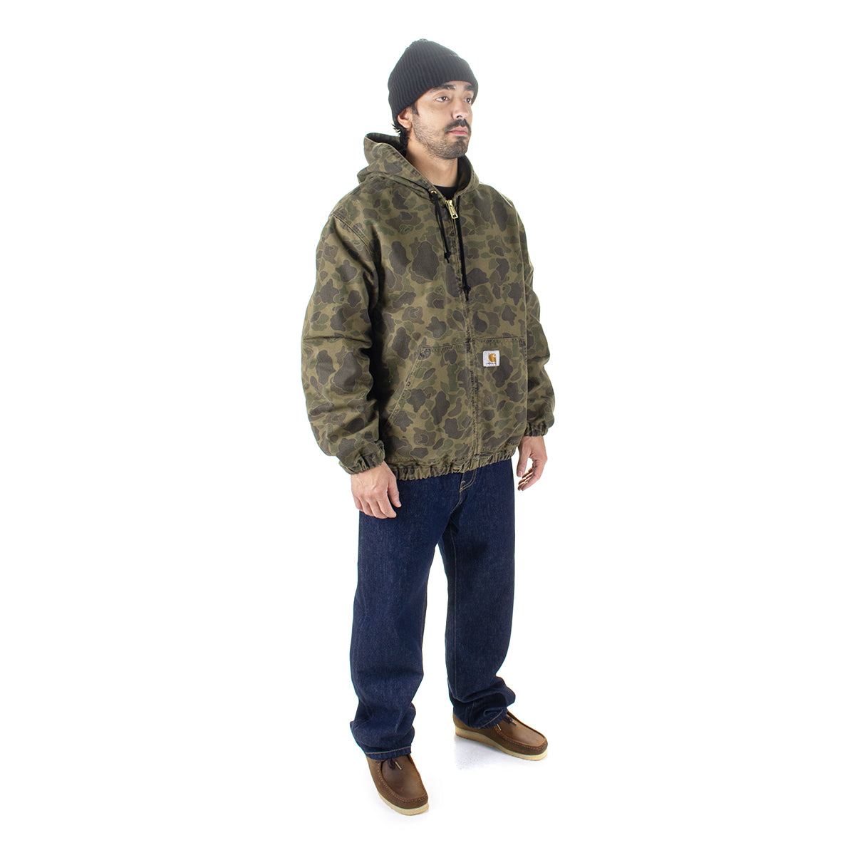 Carhartt WIP | Duck Active Jacket - Canvas
Style # I033897-2MQ
Color : Camo Duck / Green