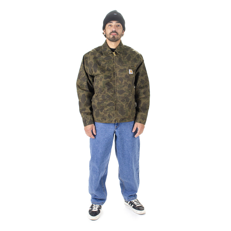 Carhartt WIP | Duck Detroit Jacket - Canvas
Style # I034281-2MQ
Color : Camo Duck / Green