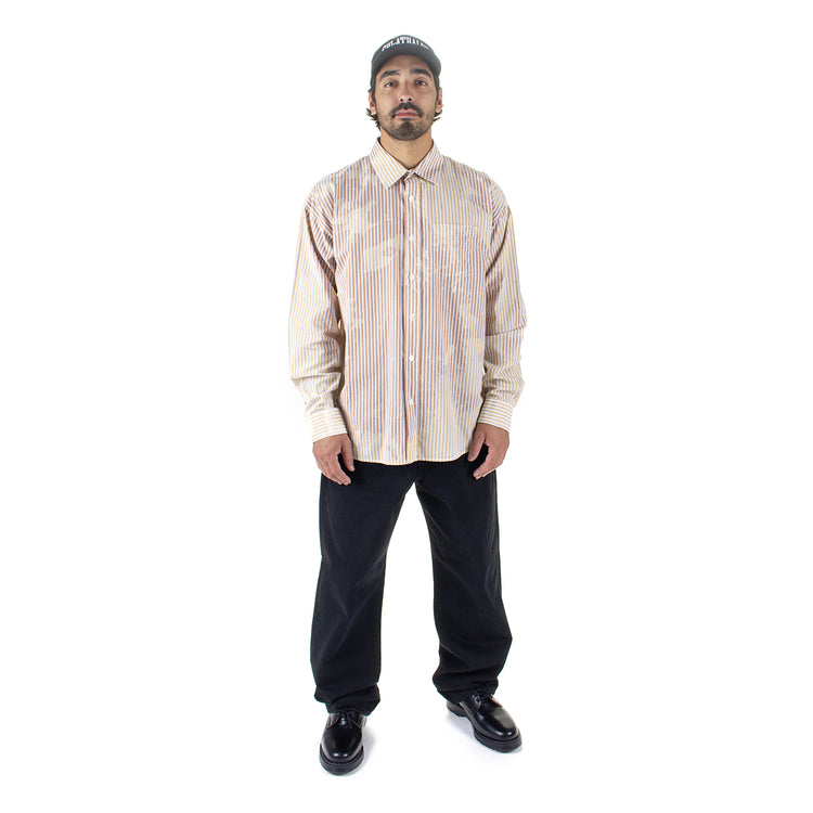 Stussy | Classic L/S Bleached Shirt
Style # 1110335
Color : Tan