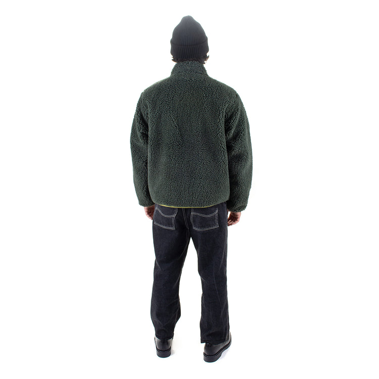 Stussy | Sherpa Reversible Jacket
Style # 118529
Color : Dark Green