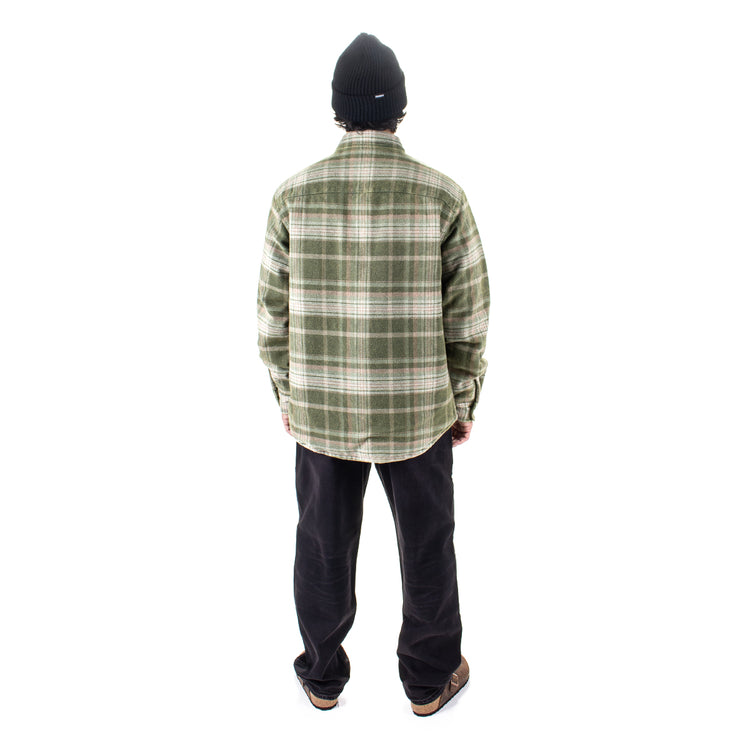 Stussy | Heavy Washed Plaid Shirt
Color : Green