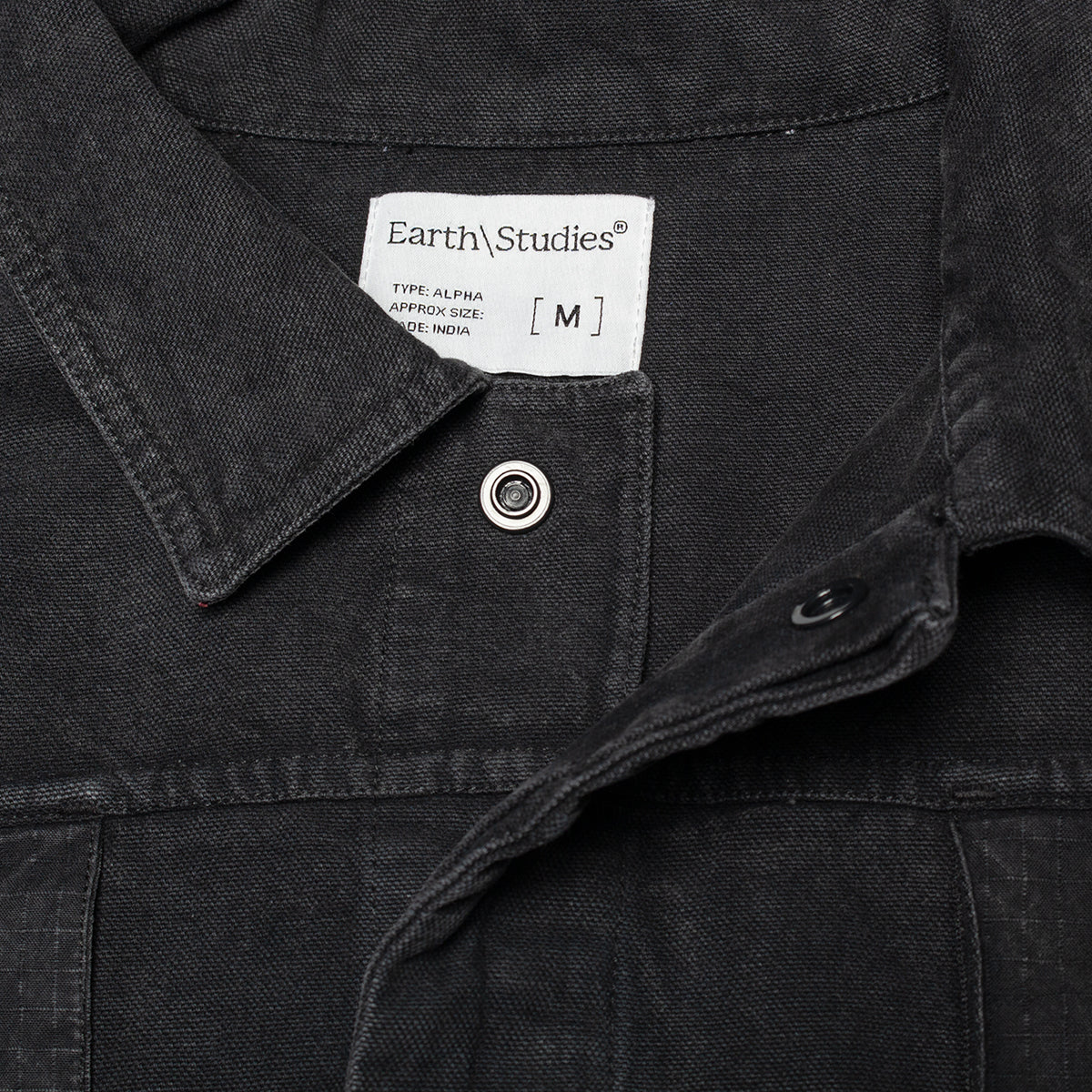 Earth Studies - Shift Jacket
Style # MS-120

Color : Washed Charcoal