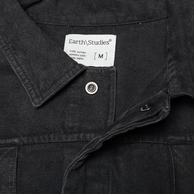 Earth Studies - Shift Jacket
Style # MS-120

Color : Washed Charcoal
