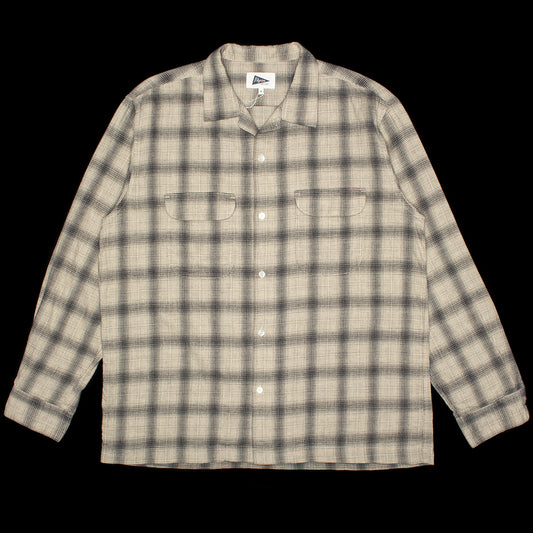 Pilgrim - Vincent Melange Ombre Shirt
Style # 3611-0586
Color : Grey