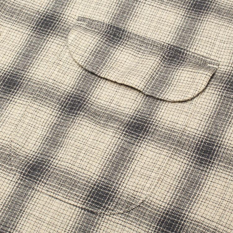 Pilgrim - Vincent Melange Ombre Shirt
Style # 3611-0586
Color : Grey