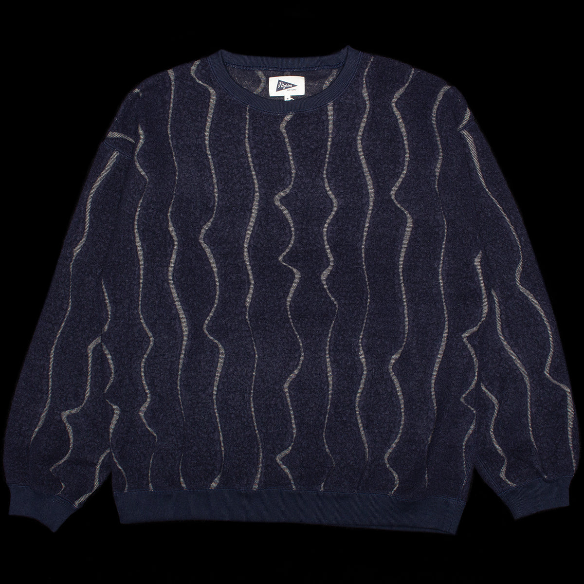 Pilgrim - Misha Boa Crewneck
Style # 3613-0282
Color : Navy