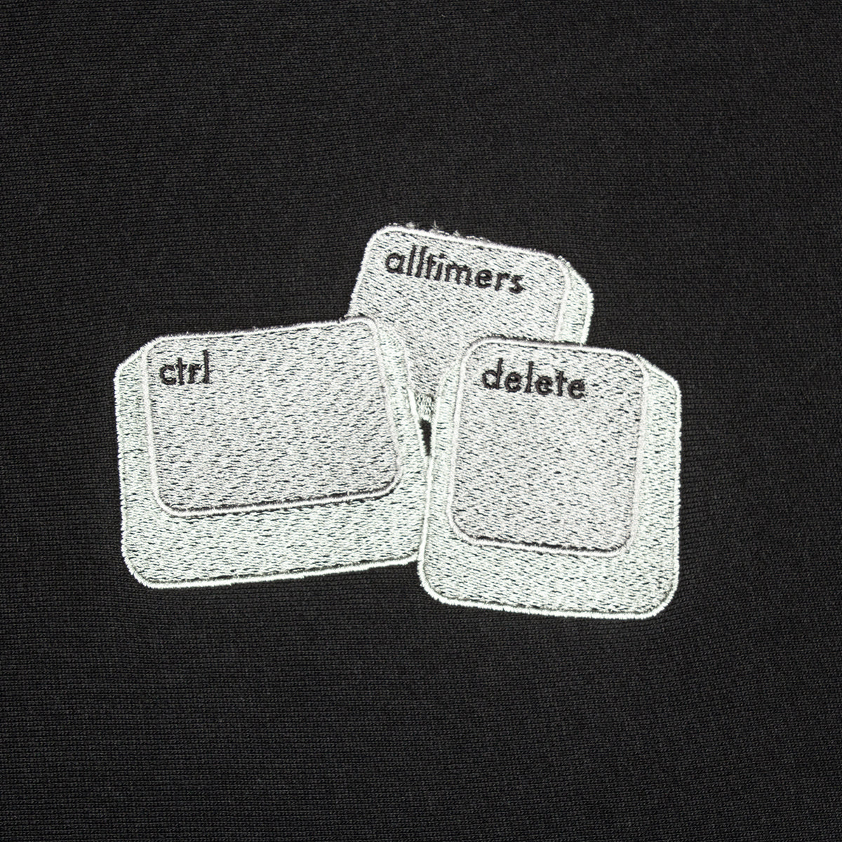 Alltimers | Delete Crewneck Color : Black
