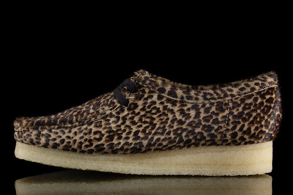 Clarks Wallabee (Leopard Print) - Rennies Shoe Store