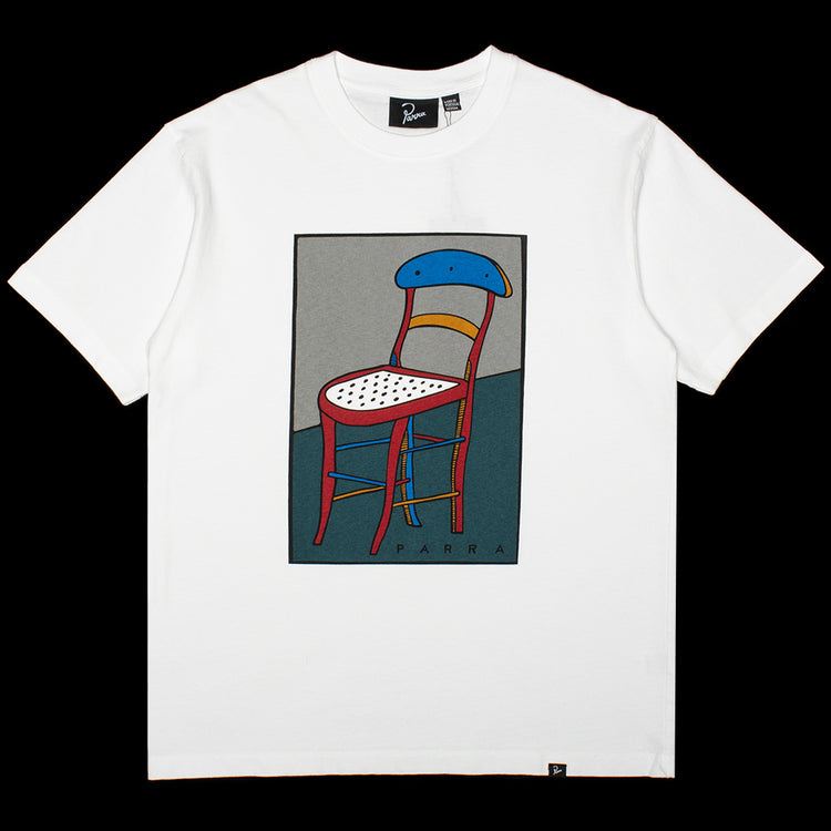 by Parra - A Chair T-Shirt
Style # 56305
Color : White