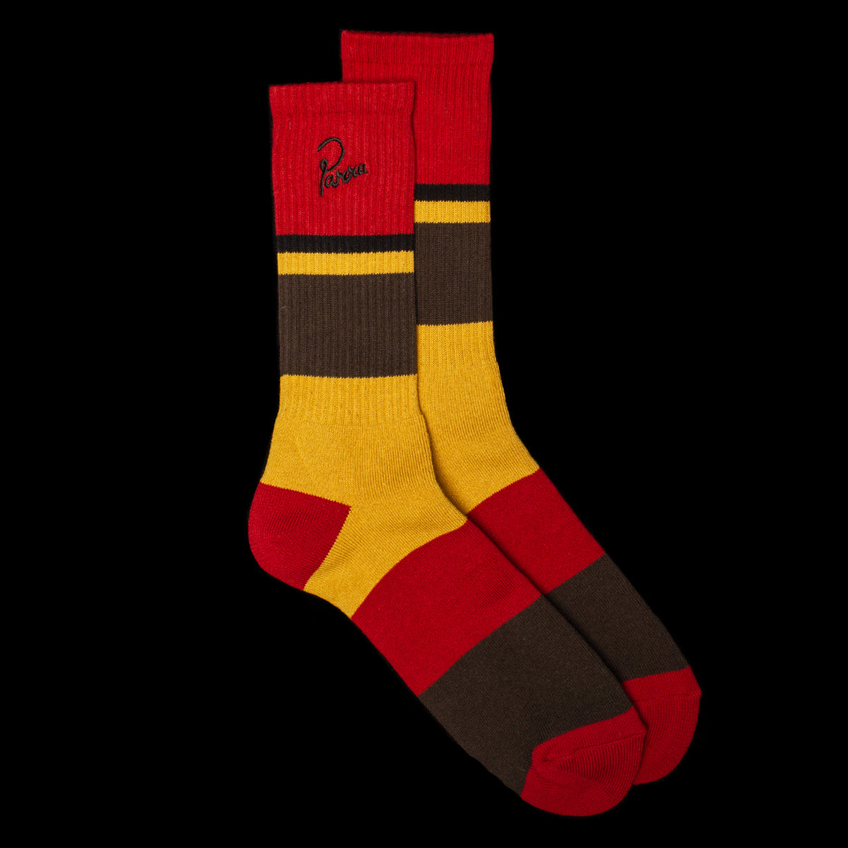 by Parra - Signature Striped Crew Socks
Style # 56363
Color : Red