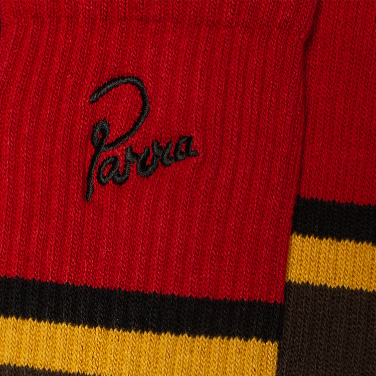 by Parra - Signature Striped Crew Socks
Style # 56363
Color : Red