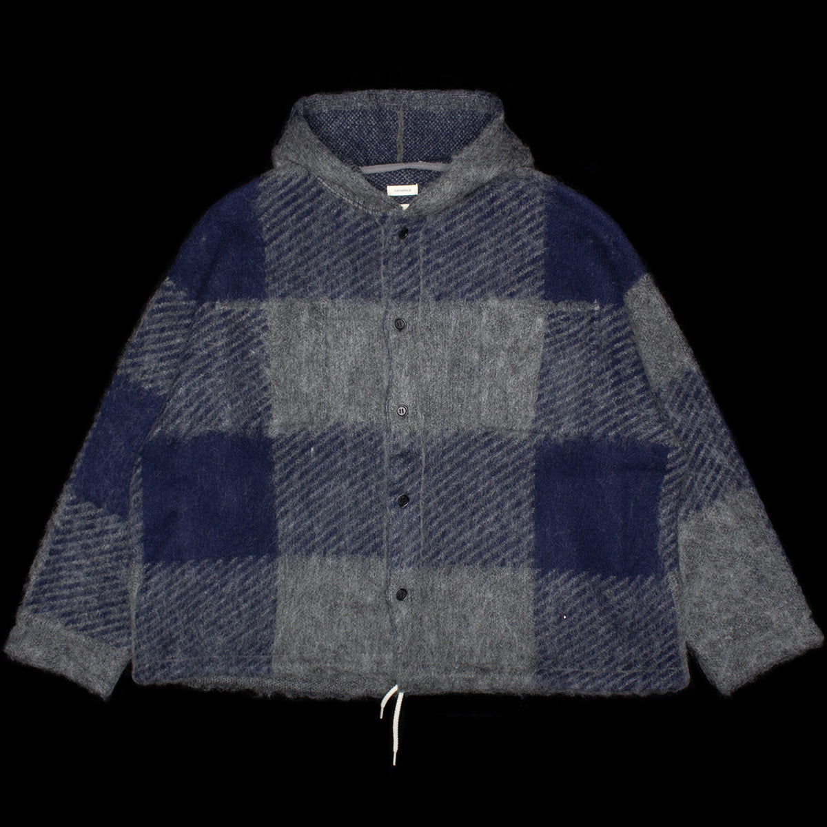 Nanamica - Mohair Hooded Shirt Jacket
Style # S25FA029U
Color : Blue