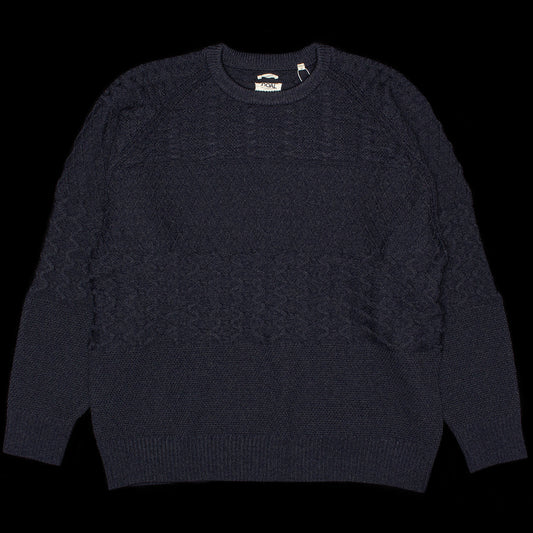 Nanamica - Crew Neck Sweater
Style # S25FJ014U
Color : Dark Navy