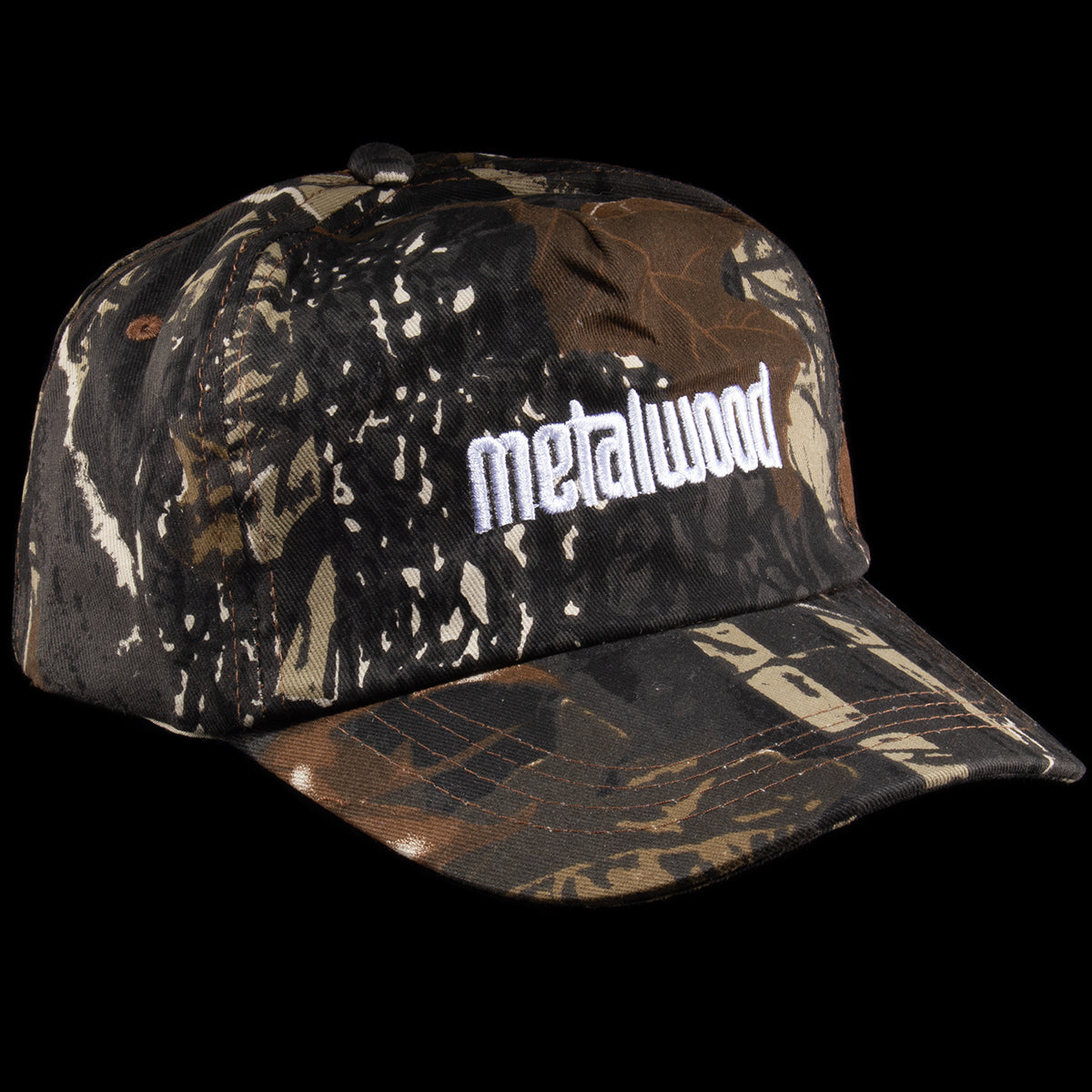 Metalwood | Metal Logo 5-Panel Hat
Color : Real Leaf Camo