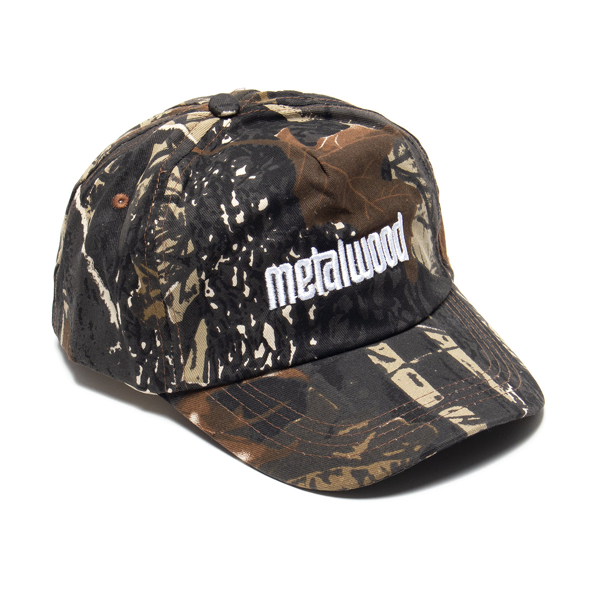 Metalwood | Metal Logo 5-Panel Hat
Color : Real Leaf Camo