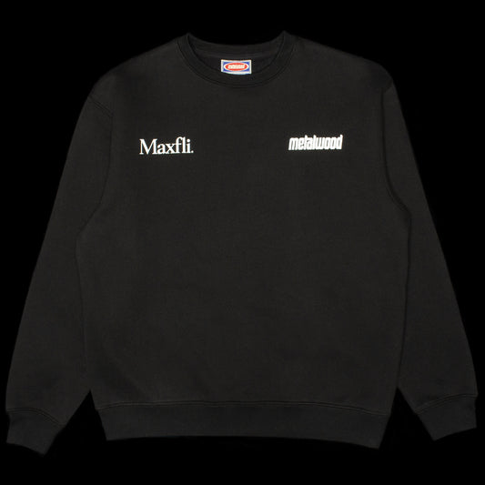 Metalwood | Metalwood x Maxfli Aussie Blades Crewneck Sweatshirt
Color : Black