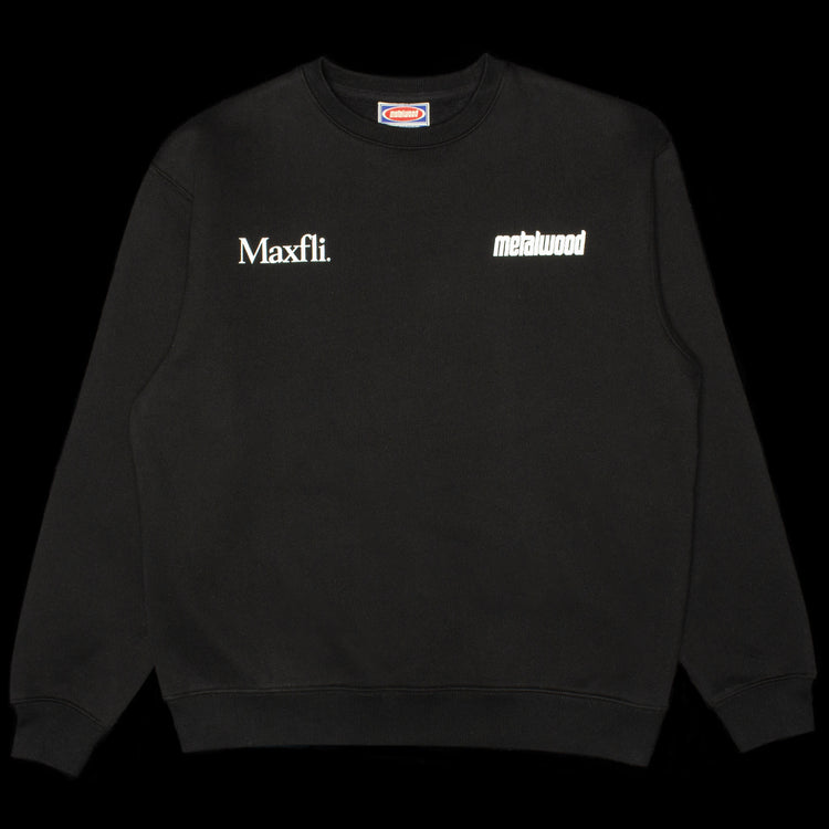 Metalwood | Metalwood x Maxfli Aussie Blades Crewneck Sweatshirt
Color : Black