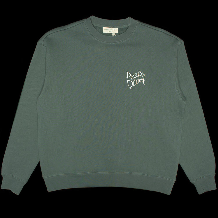 Museum Of Peace &amp; Quiet | Warped Crewneck
Color : Fern