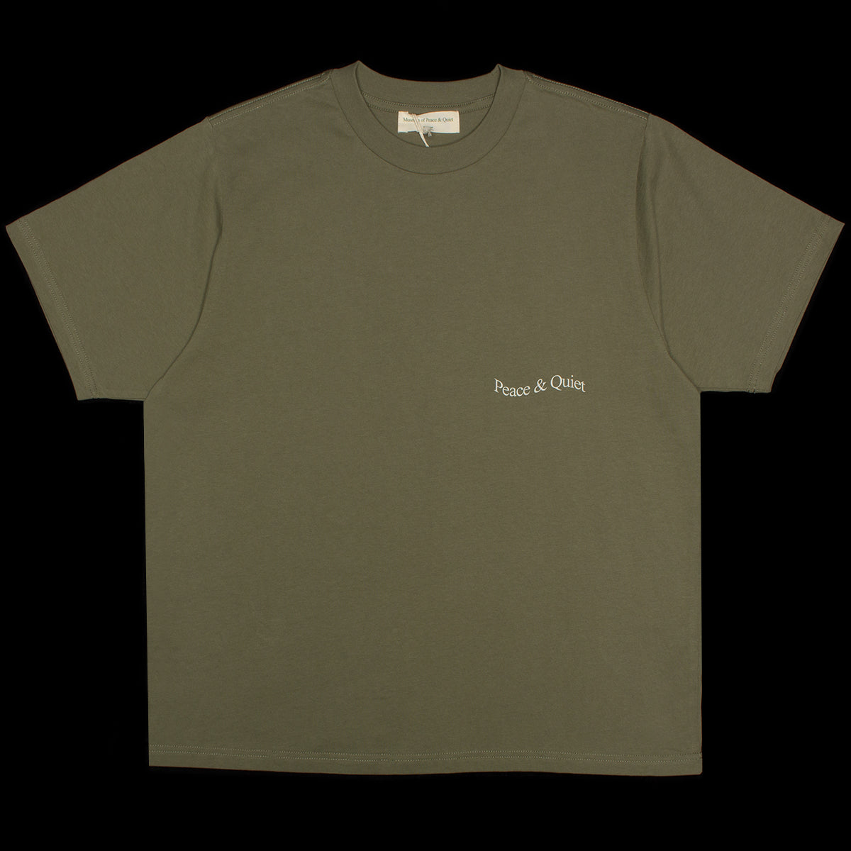 Museum Of Peace &amp; Quiet | Wordmark T-Shirt
Color : Olive