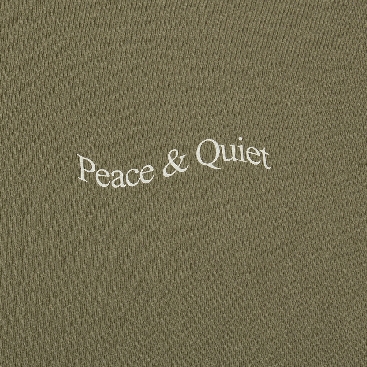 Museum Of Peace &amp; Quiet | Wordmark T-Shirt
Color : Olive