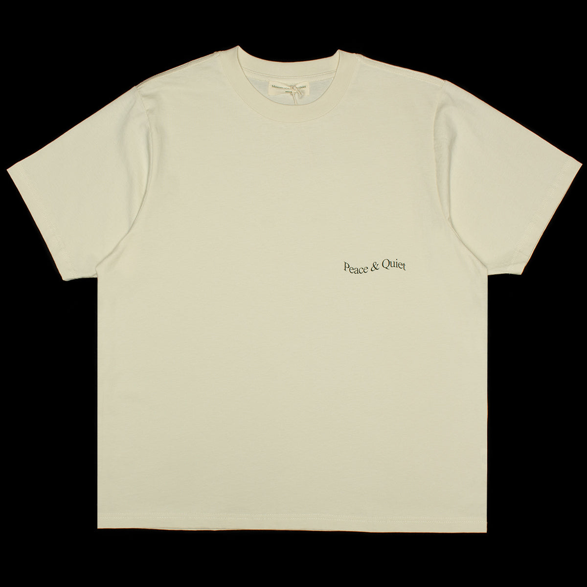 Museum Of Peace &amp; Quiet | Wordmark T-Shirt
Color : Bone