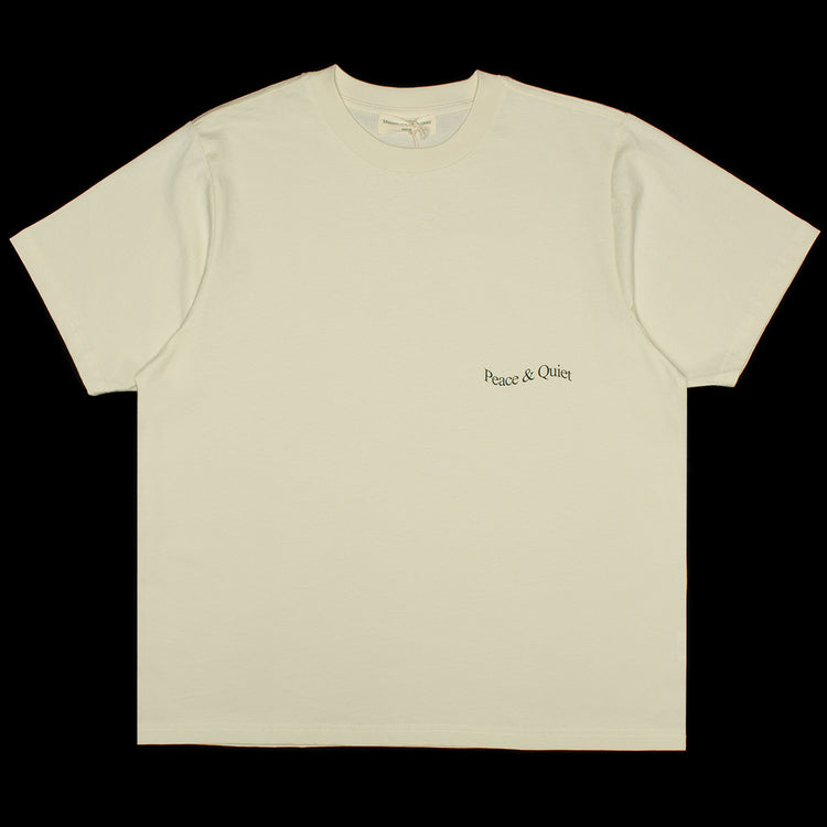 Museum Of Peace &amp; Quiet | Wordmark T-Shirt
Color : Bone