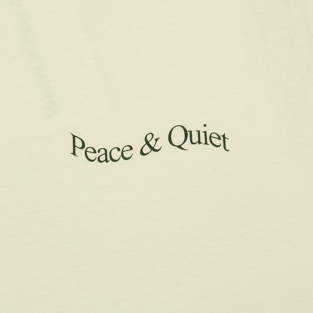 Museum Of Peace &amp; Quiet | Wordmark T-Shirt
Color : Bone