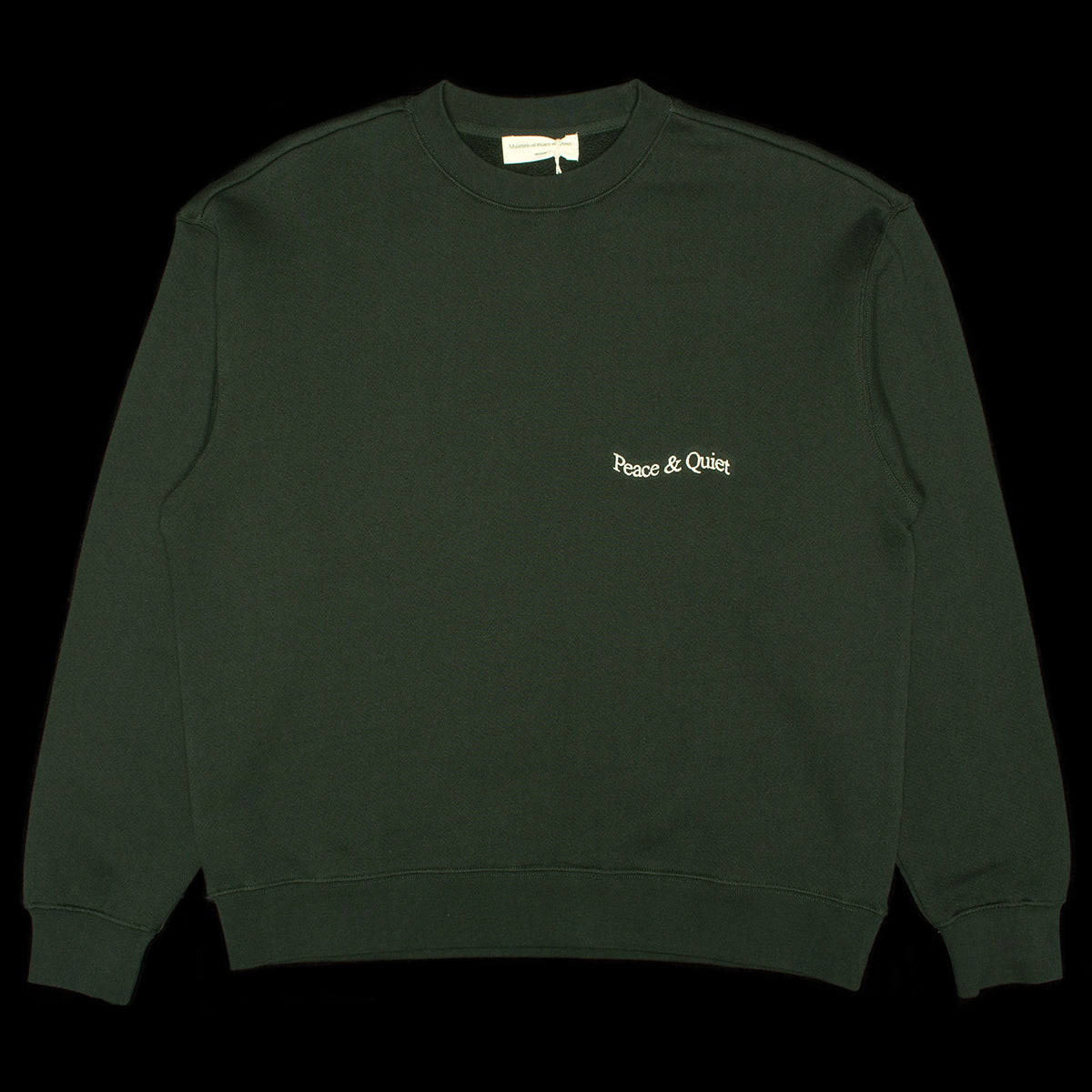 Museum Of Peace &amp; Quiet | Wordmark Crewneck
Color : Pine