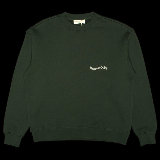 Museum Of Peace &amp; Quiet | Wordmark Crewneck
Color : Pine