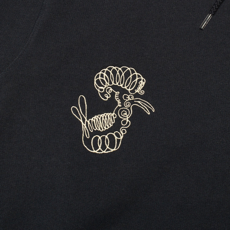 Reception | BF Hooded Sweatshirt
Color : Dark Navy