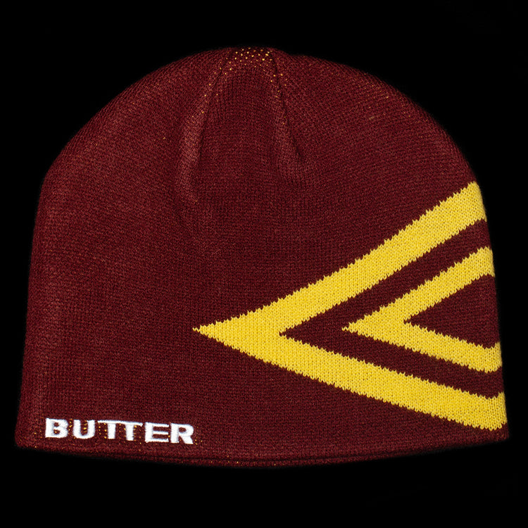 Butter Goods - Diamond Skully Beanie x Umbro
Color : Burgundy