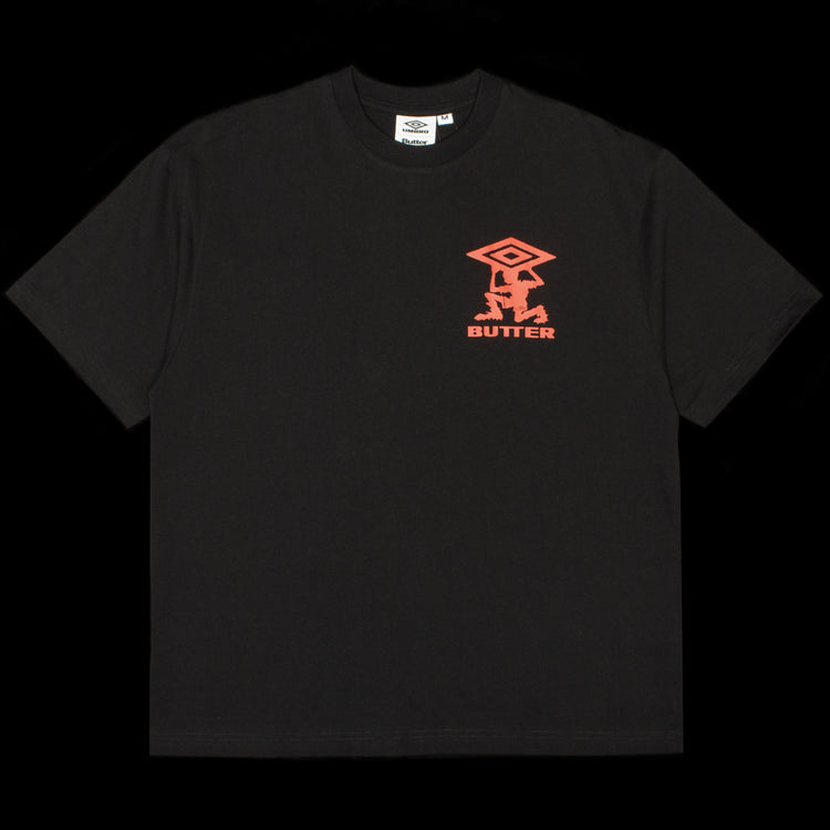Butter Goods - Diamond Terrain T-Shirt x Umbro
Color : Black