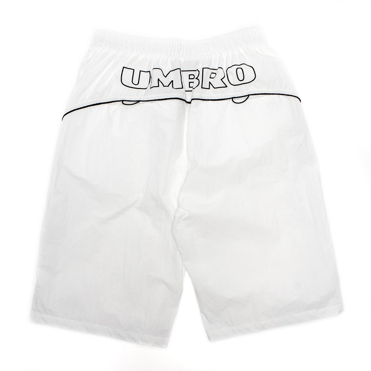 Butter Goods - Long Track Shorts x Umbro
Color : White