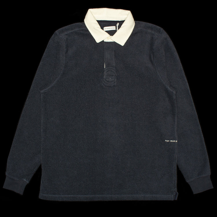 Pop Trading Company | Terry Rugby Polo Shirt
Color : Navy