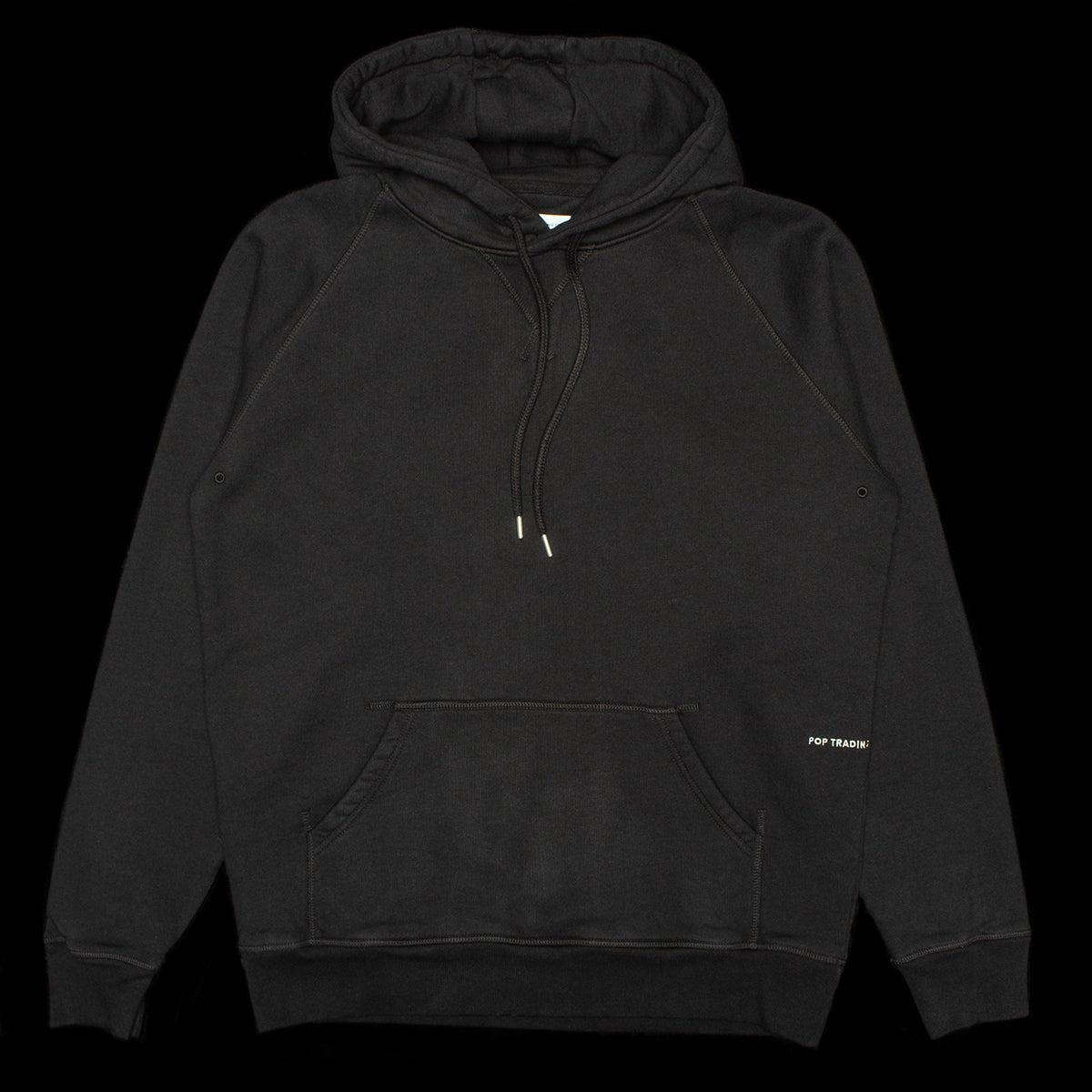 Pop Trading Company | Puffed Logo Hooded Sweatshirt
Color : Black