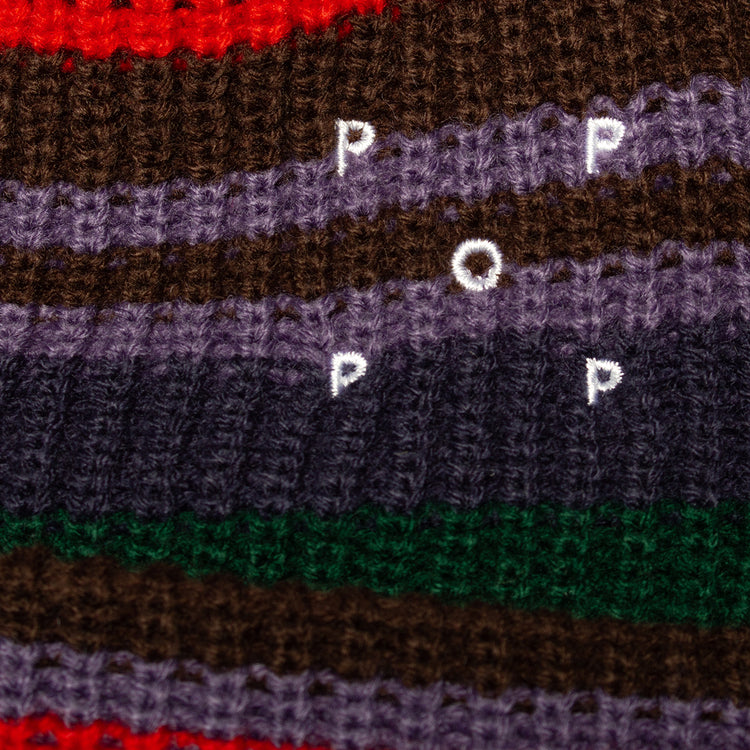 Pop Trading Company | Striped Beanie
Color : Multi