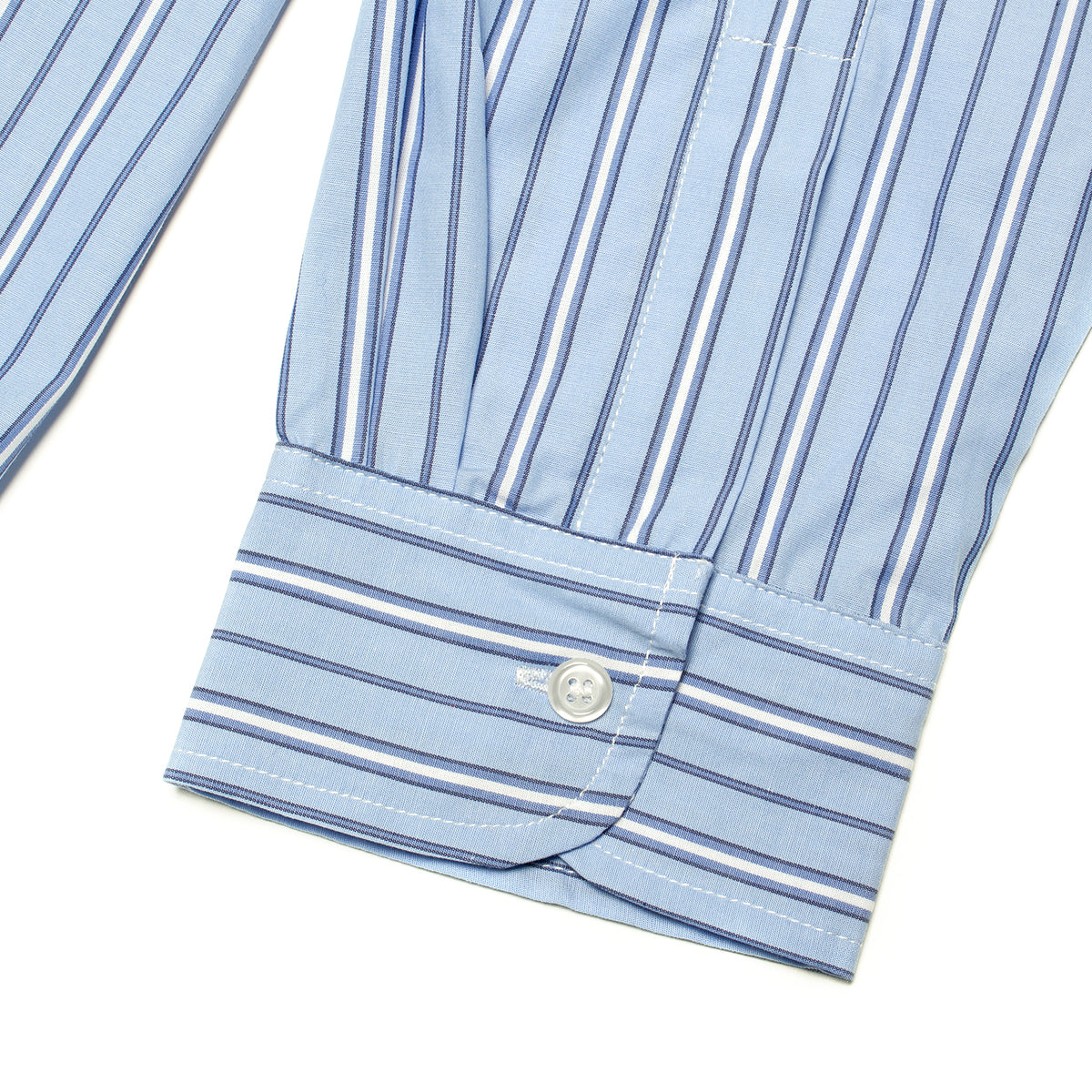 Pop Trading Company | Striped Logo Shirt
Color : Blue