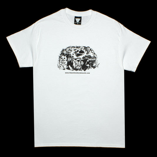 Limosine | Brain Collage T-Shirt Color : White
