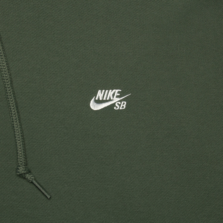 Nike SB | Essentials Logo Hooded Sweatshirt
Style # FV7351-338
Color : Vintage Green / White