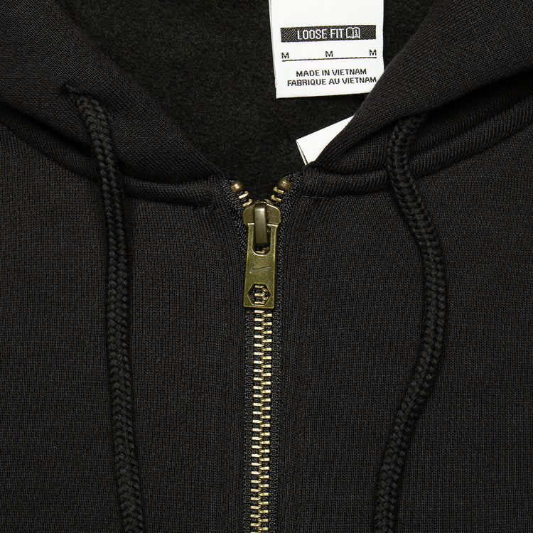 Nike SB | Essentials Logo Hooded Zip-Up Sweatshirt
Style # FZ8796-010
Color : Black / White