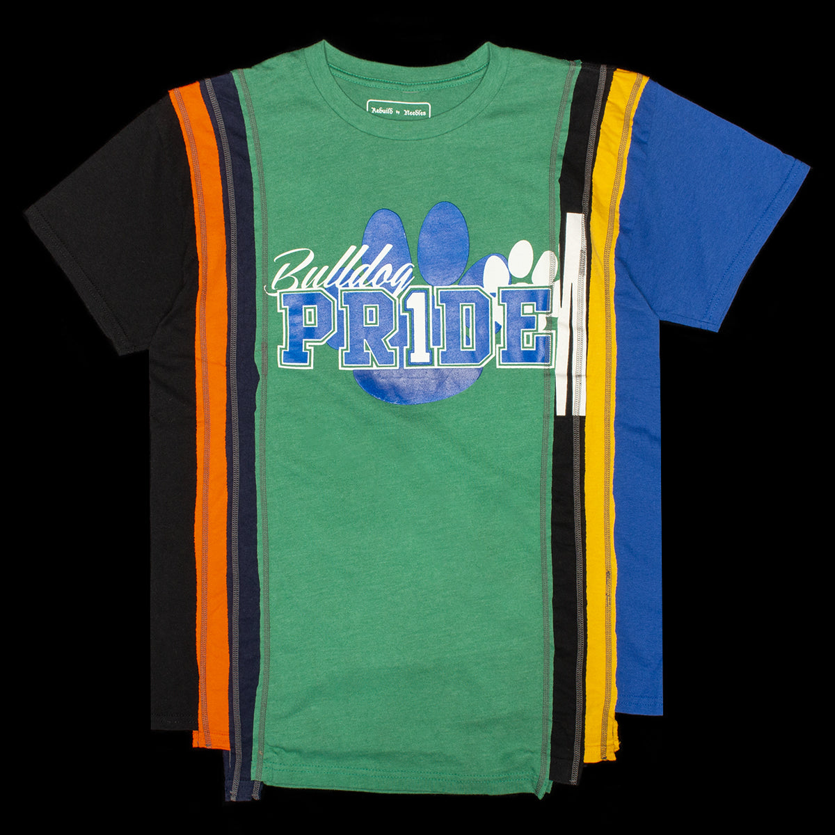 Needles - 7 Cut College T-Shirt
Style # TY468
Color : Multi